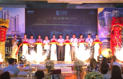 Lễ cất nóc dự án The Legend 109 Nguyễn Tuân